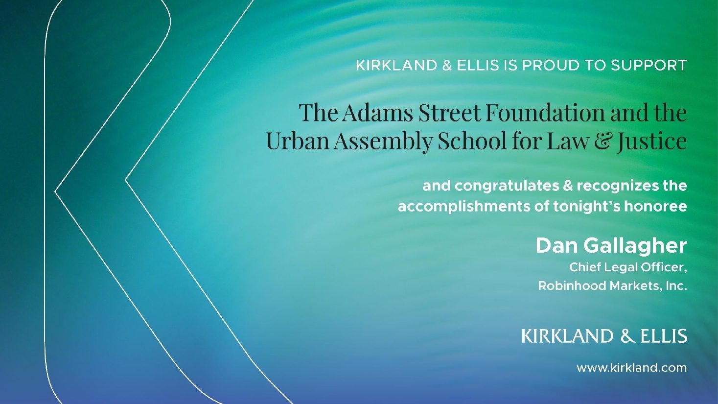 Kirkland & Ellis journal ad