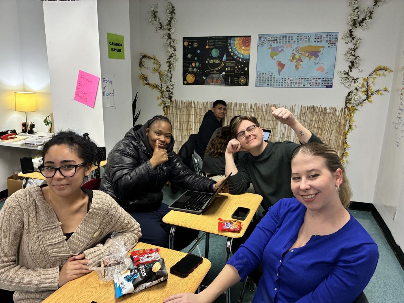 Students get feedback at College Crunch, 2025