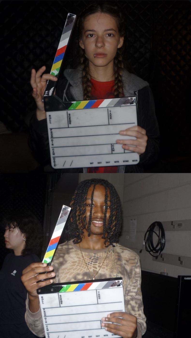 MJ and Jaden in film class at Syracuse University Pre-College