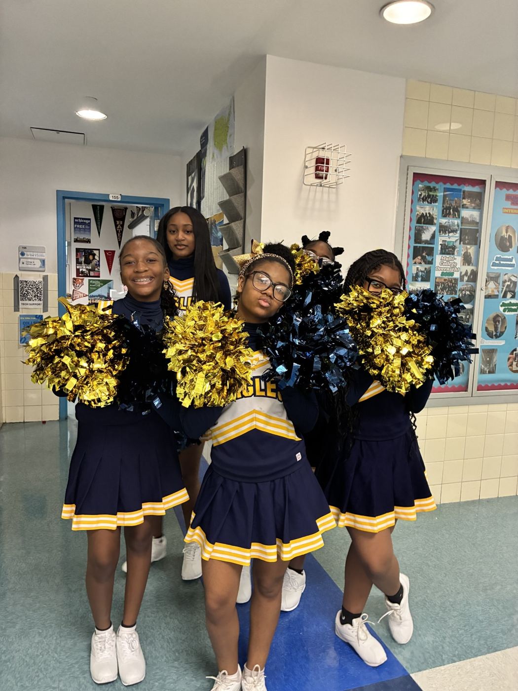 Cheerleaders at College Crunch, Fall 2026