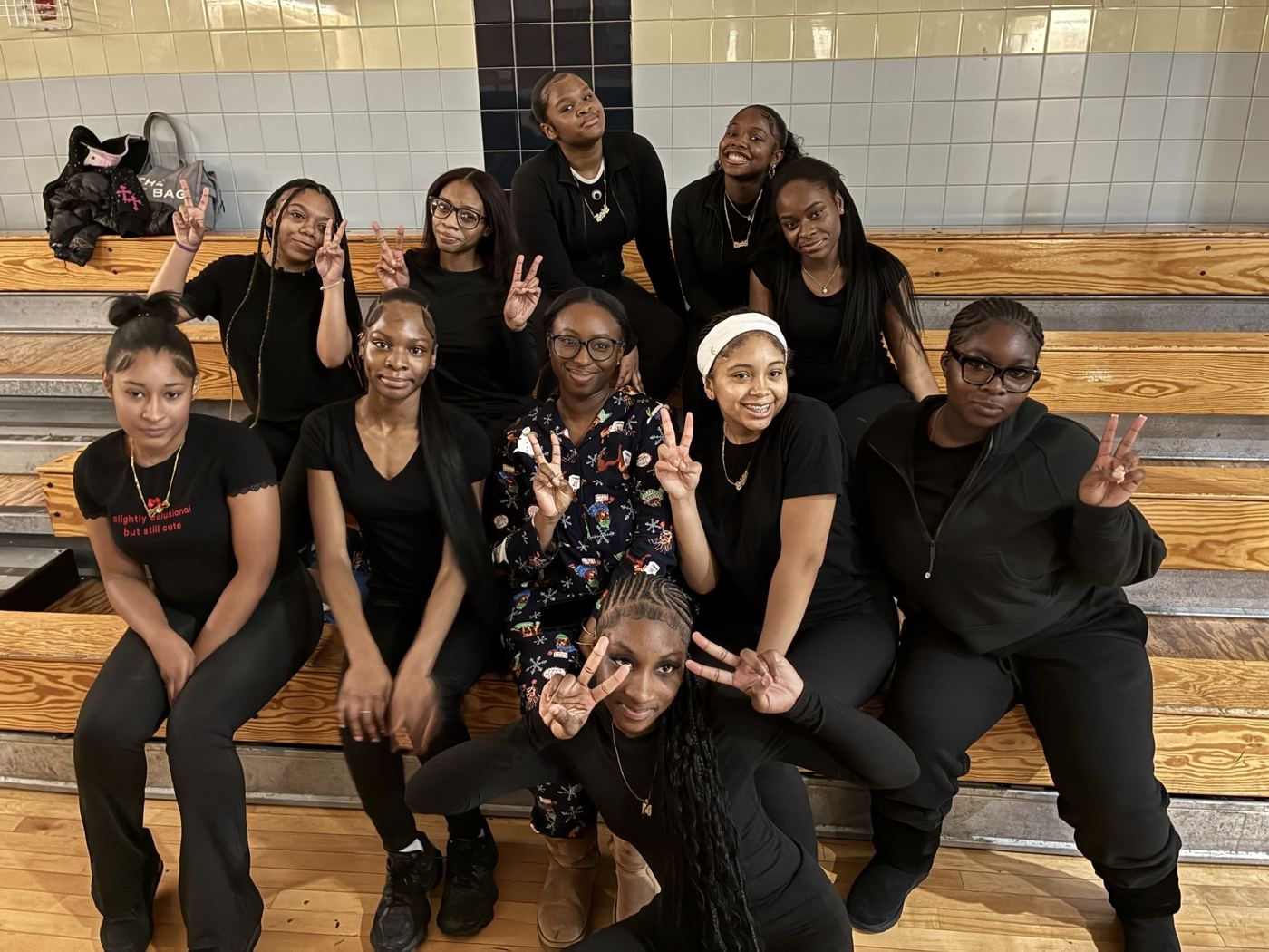 Dance team after their Club Show performance, December 2025